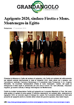 Articolo di "Grandangolo - Il giornale di Agrigento" del 17 Novembre 2019